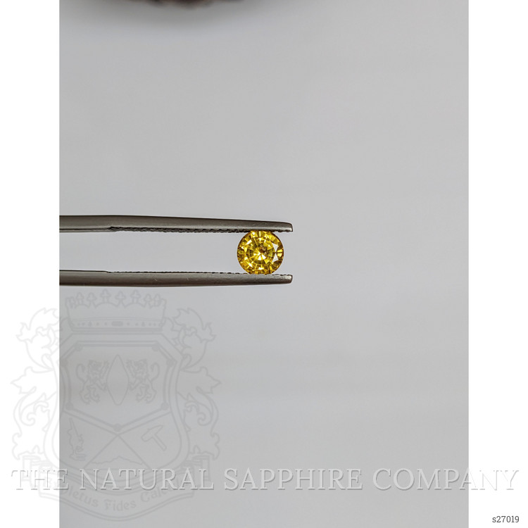 0.65 Ct. Yellow Sapphire from Ceylon (Sri Lanka)