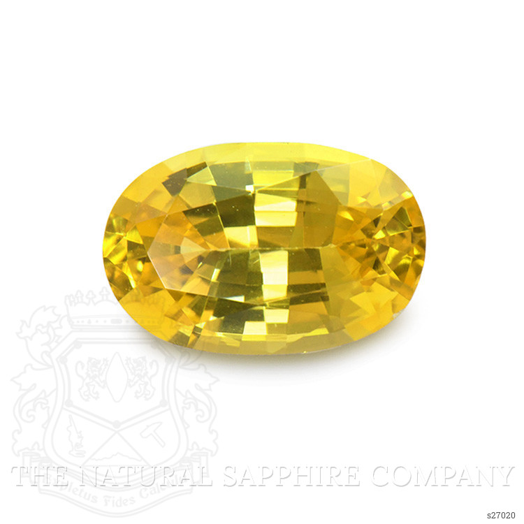 0.54 Ct. Yellow Sapphire from Ceylon (Sri Lanka)