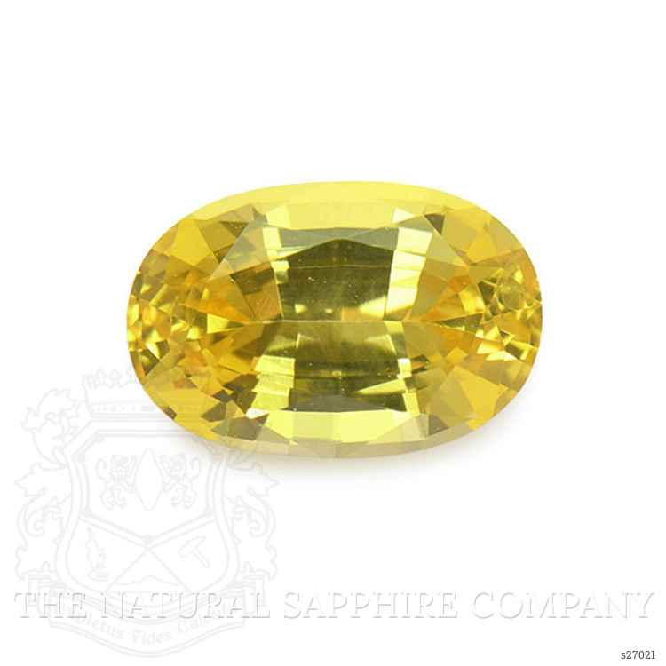 0.63 Ct. Yellow Sapphire from Ceylon (Sri Lanka)