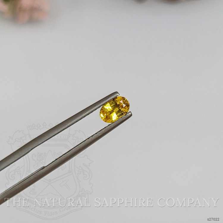 0.56 Ct. Yellow Sapphire from Ceylon (Sri Lanka)