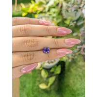 2.49 Ct. Bluish Purple Sapphire from Ceylon (Sri Lanka) Life Style