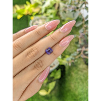 2.49 Ct. Bluish Purple Sapphire from Ceylon (Sri Lanka) Life Style