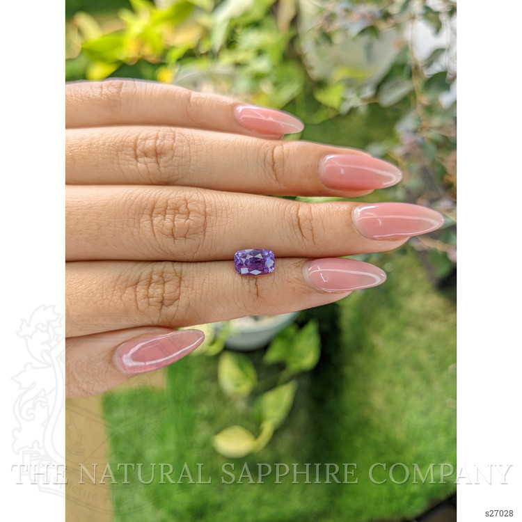 2.45 Ct. Purple Sapphire from Ceylon (Sri Lanka)