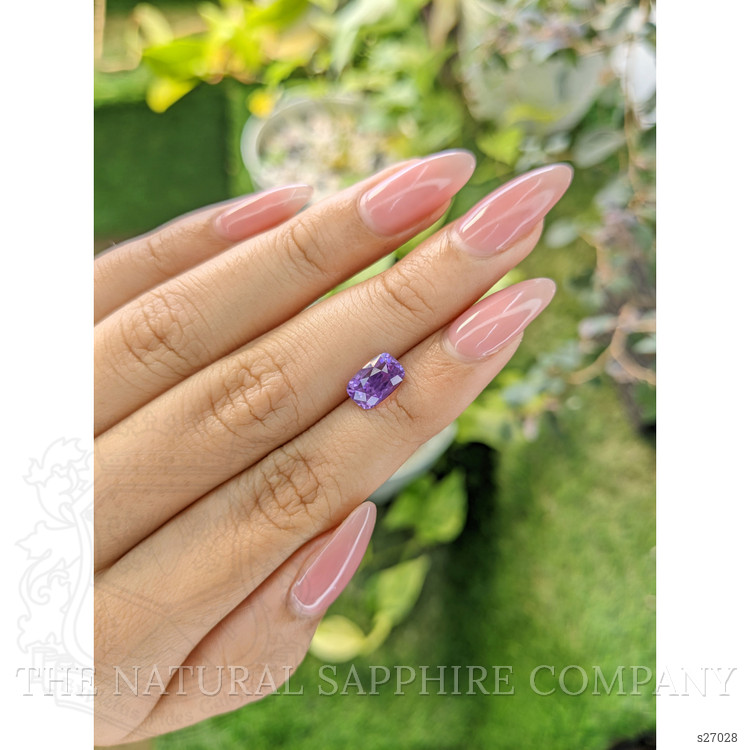 2.45 Ct. Purple Sapphire from Ceylon (Sri Lanka)