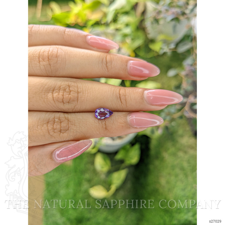 1.75 Ct. Purple Sapphire from Ceylon (Sri Lanka)