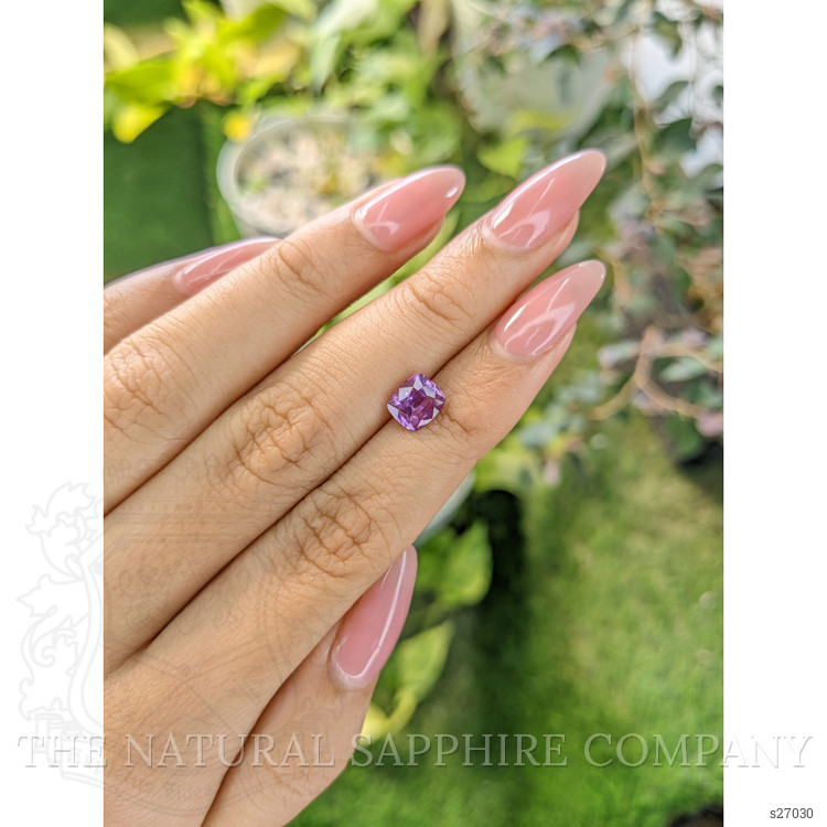 1.73 Ct. Purple Sapphire from Ceylon (Sri Lanka)