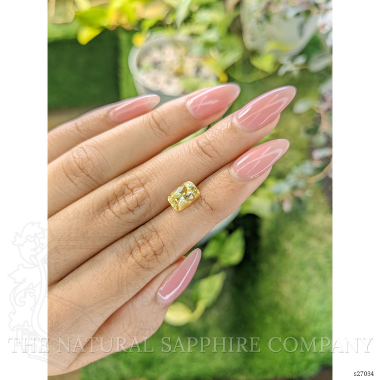 2.07 Ct. Yellow Sapphire from Ceylon (Sri Lanka)