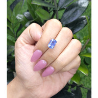 4.73 Ct. Blue Sapphire from Ceylon (Sri Lanka) Life Style