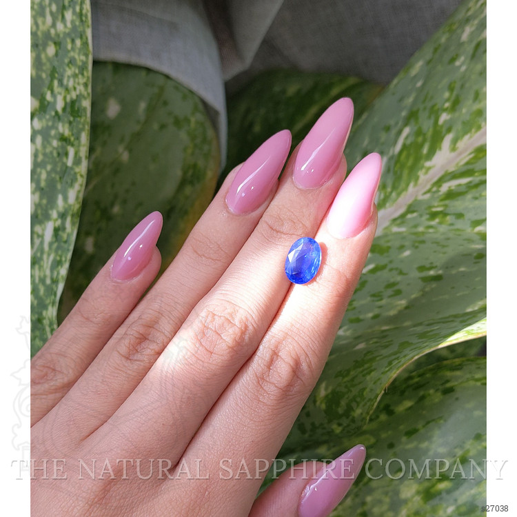 3.48 Ct. Blue Sapphire from Ceylon (Sri Lanka)