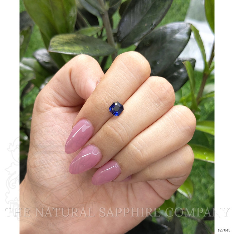 1.64 Ct. Blue Sapphire from Ceylon (Sri Lanka)