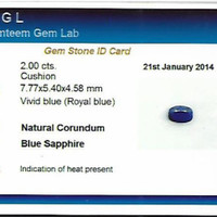2.00 Ct. Blue Sapphire from Ceylon (Sri Lanka) Pdf