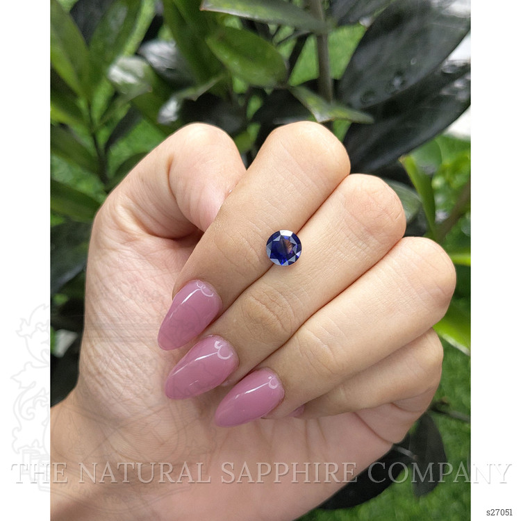 1.73 Ct. Blue Sapphire from Ceylon (Sri Lanka)