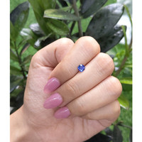 0.62 Ct. Blue Sapphire from Ceylon (Sri Lanka) Life Style