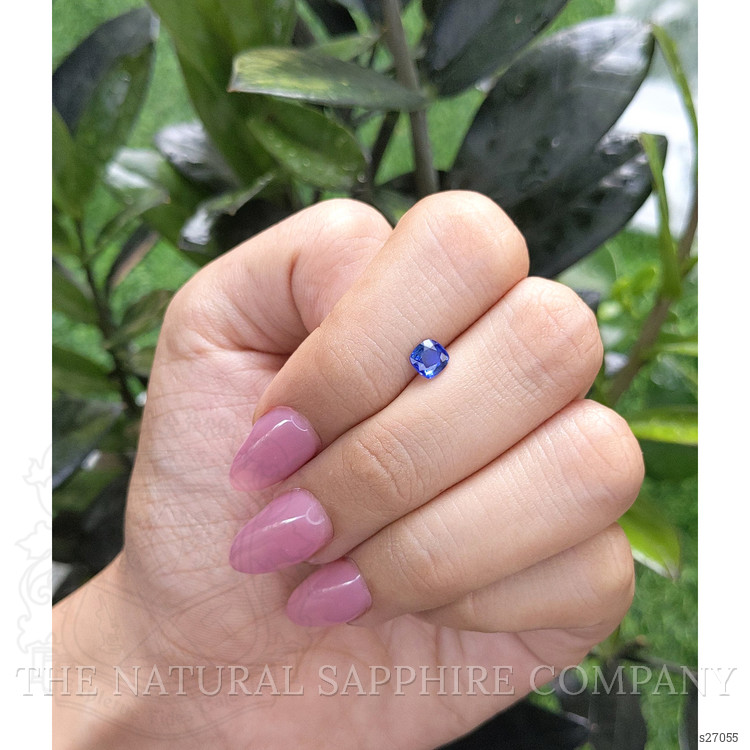 0.62 Ct. Blue Sapphire from Ceylon (Sri Lanka)