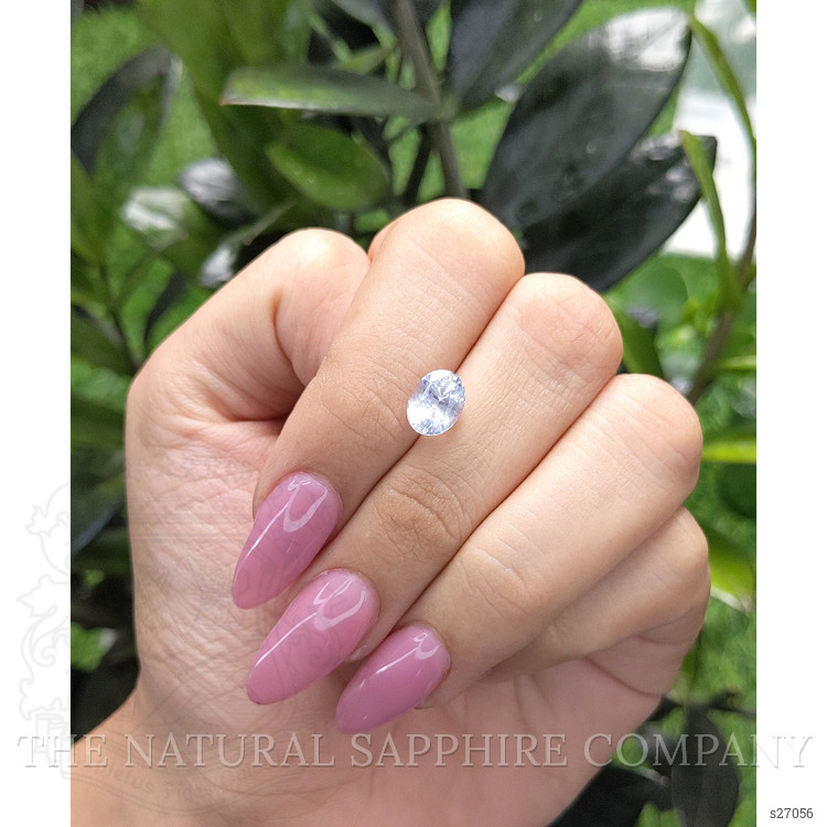 2.52 Ct. White Sapphire from Ceylon (Sri Lanka)