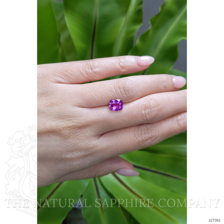 2.04 Ct. Pinkish Purple Sapphire from Ceylon (Sri Lanka)