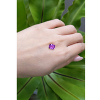 2.04 Ct. Pinkish Purple Sapphire from Ceylon (Sri Lanka) Life Style