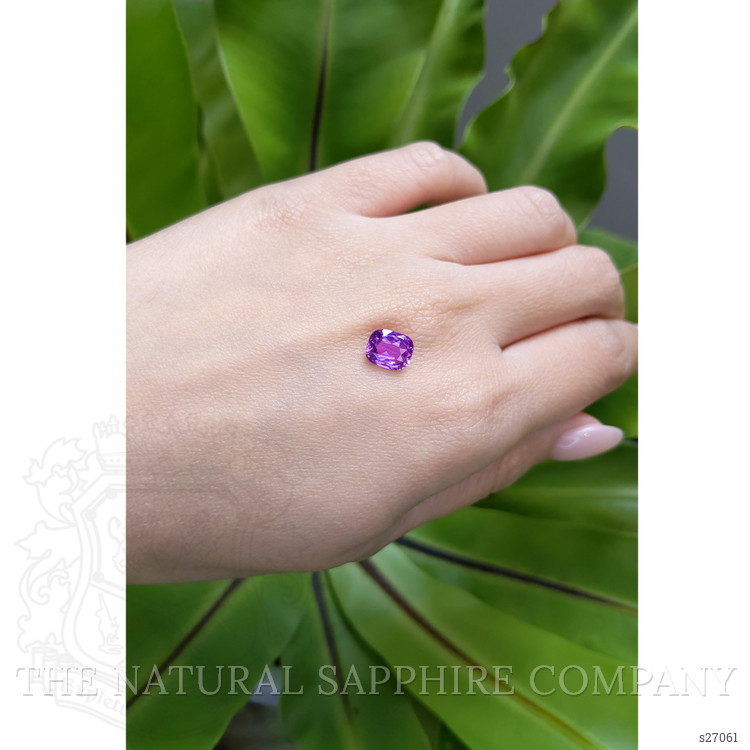 2.04 Ct. Pinkish Purple Sapphire from Ceylon (Sri Lanka)