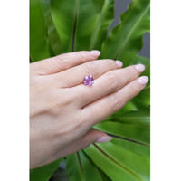 2.83 Ct. Pinkish Purple Sapphire from Ceylon (Sri Lanka) Life Style