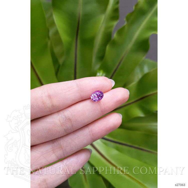 2.52 Ct. Pinkish Purple Sapphire from Ceylon (Sri Lanka)