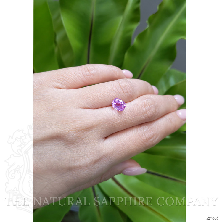 2.43 Ct. Pinkish Purple Sapphire from Ceylon (Sri Lanka)