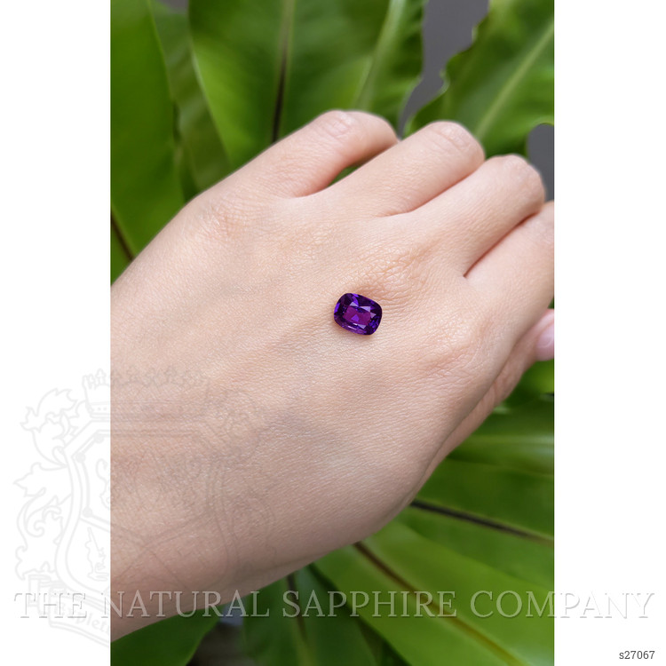 2.18 Ct. Purple Sapphire from Ceylon (Sri Lanka)