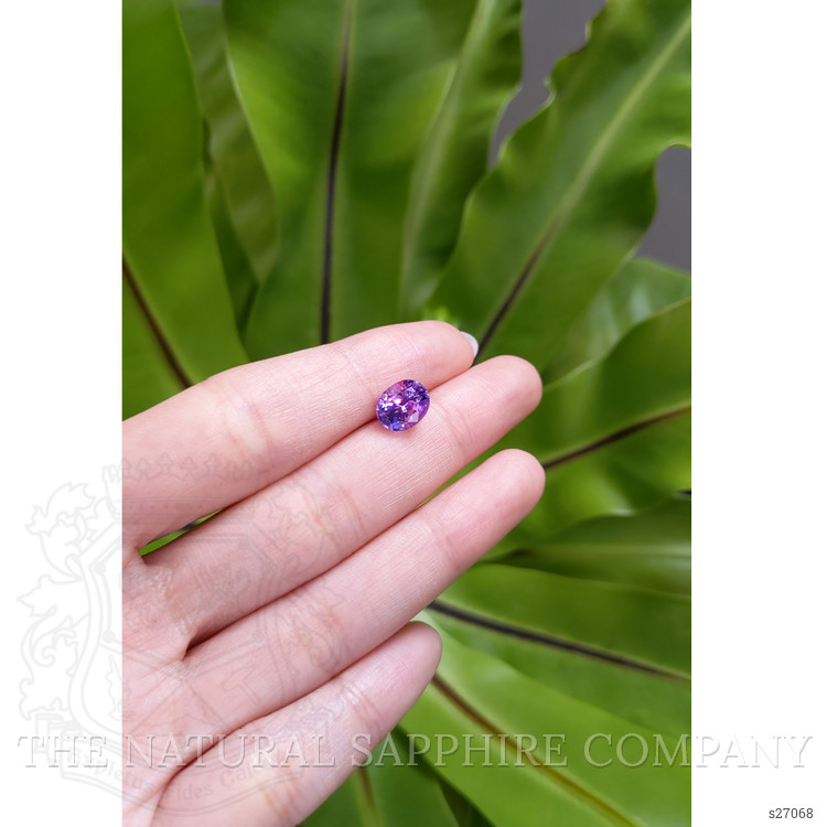 3.39 Ct. Pinkish Purple Sapphire from Ceylon (Sri Lanka)