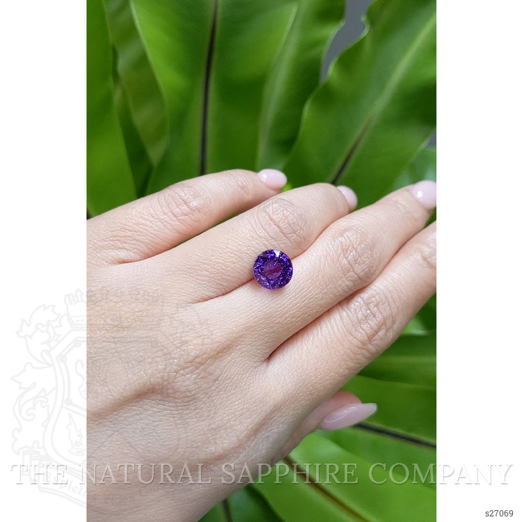 4.60 Ct. Bluish Purple Sapphire from Ceylon (Sri Lanka)