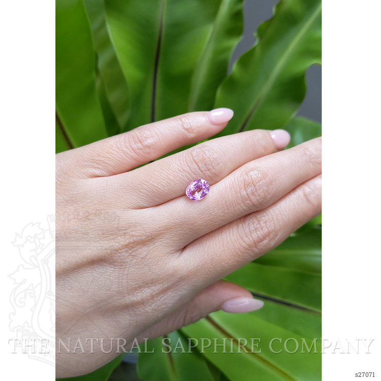 2.02 Ct. Pinkish Purple Sapphire from Ceylon (Sri Lanka)