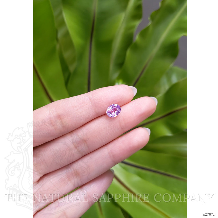 2.02 Ct. Pinkish Purple Sapphire from Ceylon (Sri Lanka)