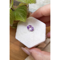 4.02 Ct. Pinkish Purple Sapphire from Ceylon (Sri Lanka) Life Style