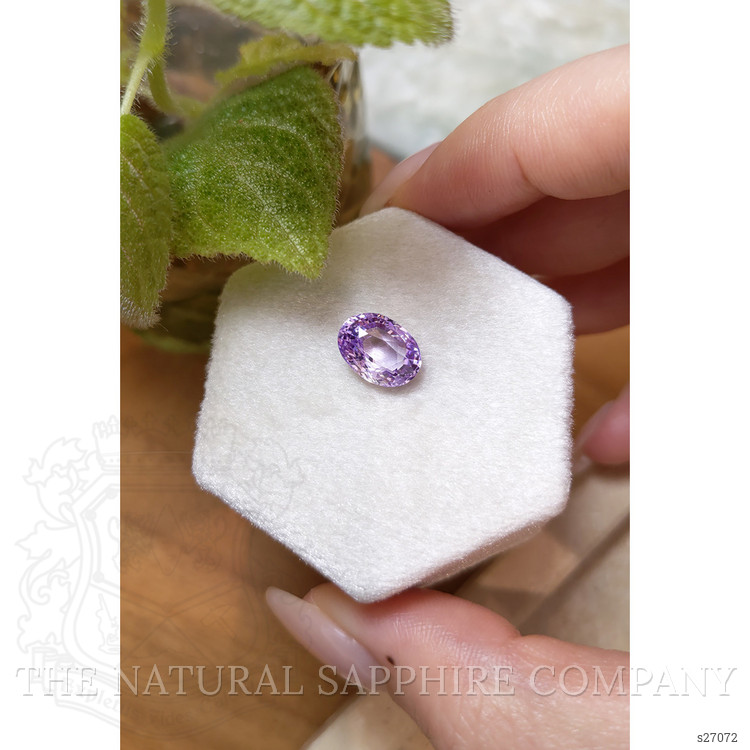 4.02 Ct. Pinkish Purple Sapphire from Ceylon (Sri Lanka)