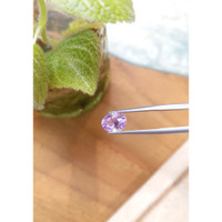 4.02 Ct. Pinkish Purple Sapphire from Ceylon (Sri Lanka) Life Style