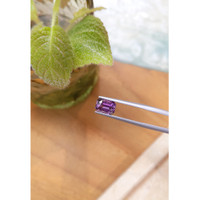 2.59 Ct. Pinkish Purple Sapphire from Ceylon (Sri Lanka) Life Style