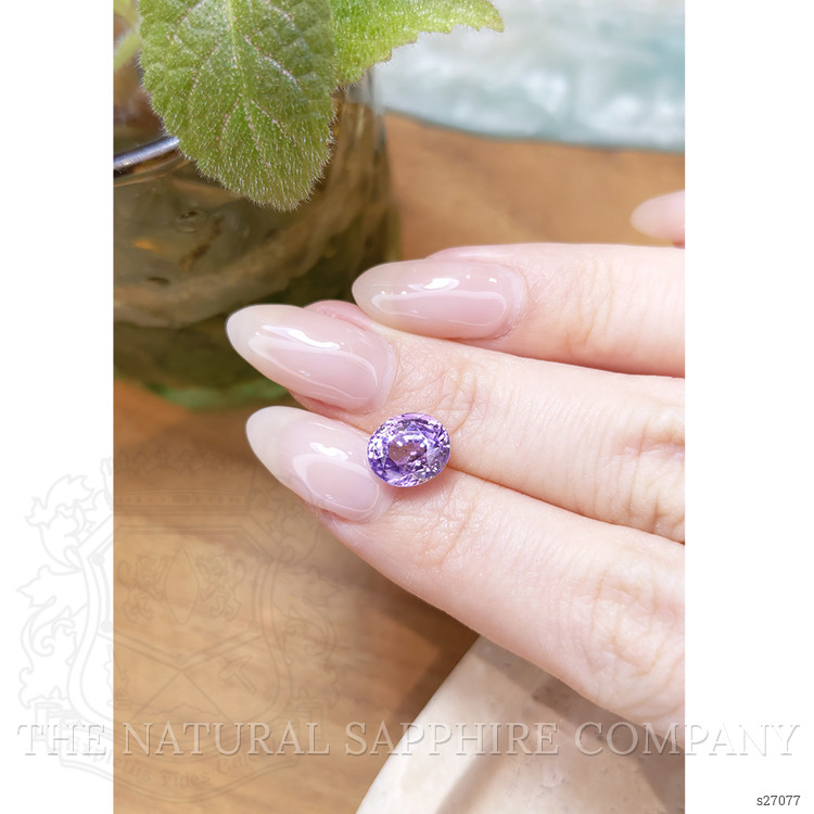 4.10 Ct. Purple Sapphire from Ceylon (Sri Lanka)