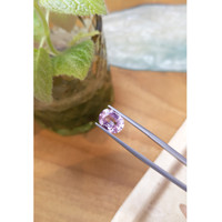 3.12 Ct. Purplish Pink Sapphire from Ceylon (Sri Lanka) Life Style