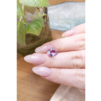 3.12 Ct. Purplish Pink Sapphire from Ceylon (Sri Lanka) Life Style