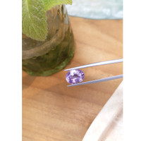 5.24 Ct. Pinkish Purple Sapphire from Ceylon (Sri Lanka) Life Style