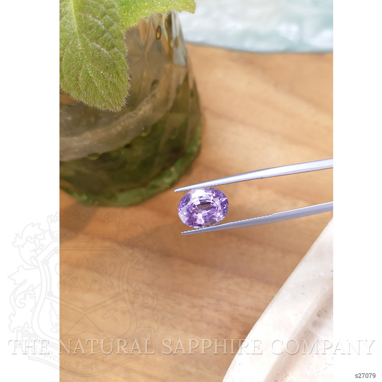 5.24 Ct. Pinkish Purple Sapphire from Ceylon (Sri Lanka)