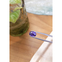 4.57 Ct. Purple Sapphire from Ceylon (Sri Lanka) Life Style