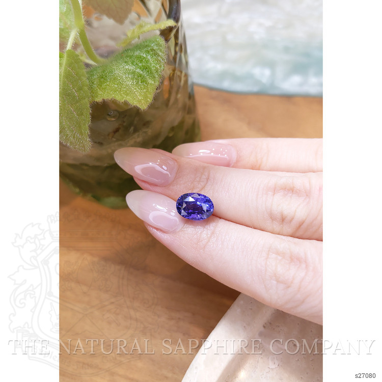 4.57 Ct. Purple Sapphire from Ceylon (Sri Lanka)
