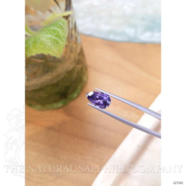 3.02 Ct. Purple Sapphire from Ceylon (Sri Lanka)