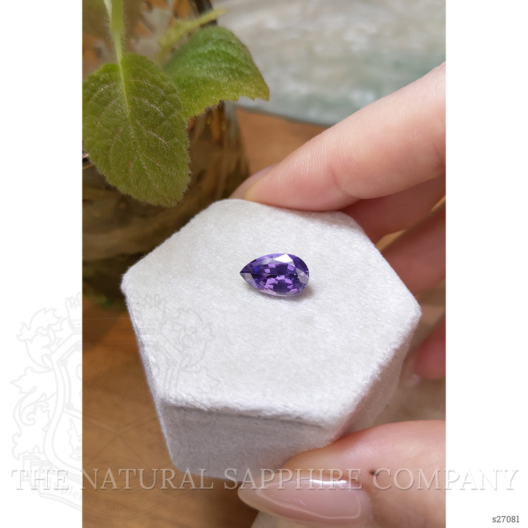 3.02 Ct. Purple Sapphire from Ceylon (Sri Lanka)