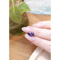 3.02 Ct. Purple Sapphire from Ceylon (Sri Lanka) Life Style