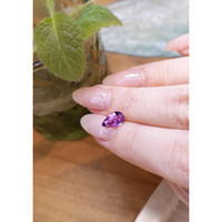1.65 Ct. Purplish Pink Sapphire from Ceylon (Sri Lanka) Life Style