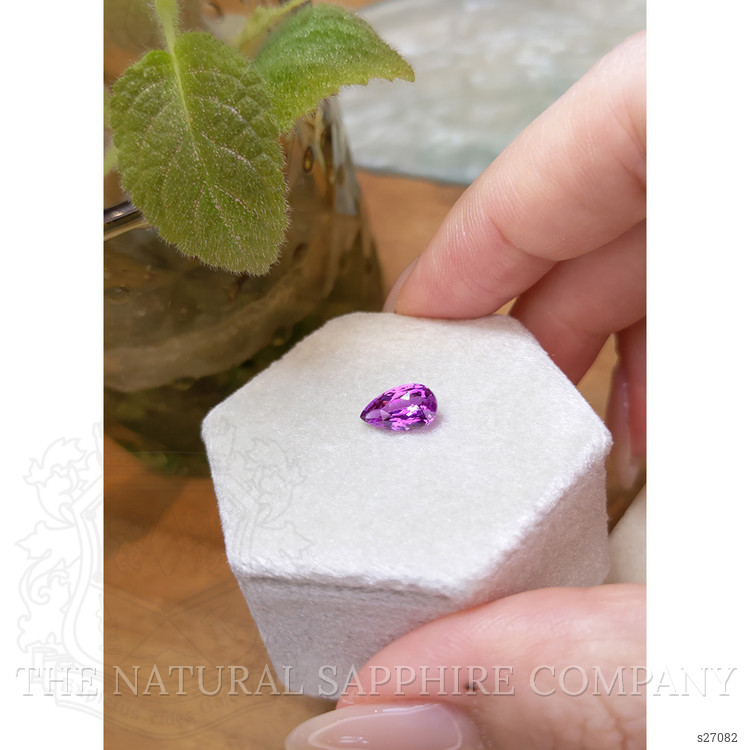 1.65 Ct. Purplish Pink Sapphire from Ceylon (Sri Lanka)