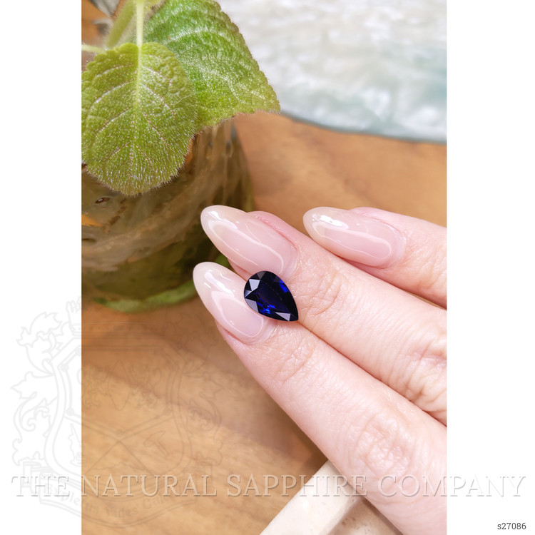 3.06 Ct. Blue Sapphire from Ceylon (Sri Lanka)