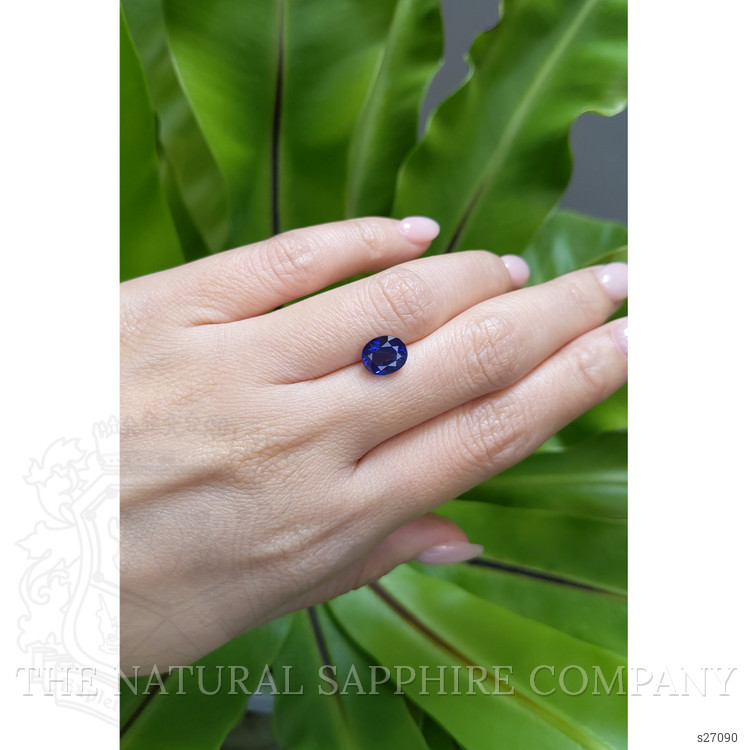 2.98 Ct. Blue Sapphire from Ceylon (Sri Lanka)