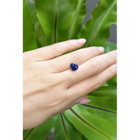 2.42 Ct. Blue Sapphire from Madagascar Life Style