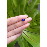 3.05 Ct. Blue Sapphire from Madagascar Life Style